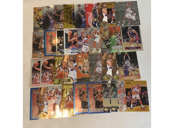 Large Lot Of Charles Barkley Cards