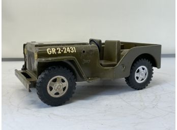 Tonka Army JEEP Missing Wind Shield As Is