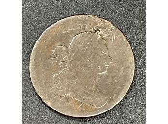 Date Unreadable Drapped Bust Half Cent