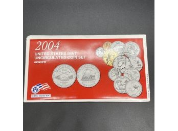2004 United States Mint Uncirculated Coin Set Denver