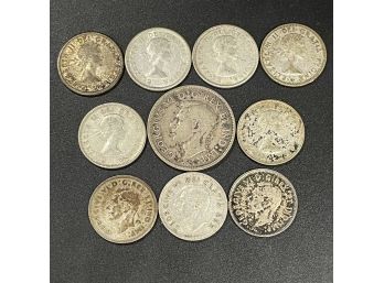 Various Canadian Silver Coins