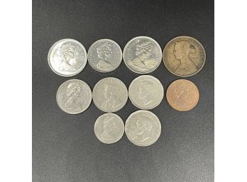 10 Canadian Coins