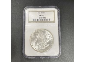 1883 CC Morgan Silver Dollar MS 65 NGS