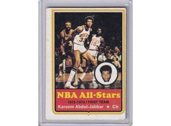 1973 Topps Kareem Abdul-Jabbar NBA All Star
