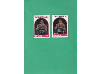 2 1989 NBA Hoops David Robinson