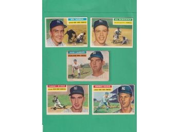 10 1955 Topps Yankees