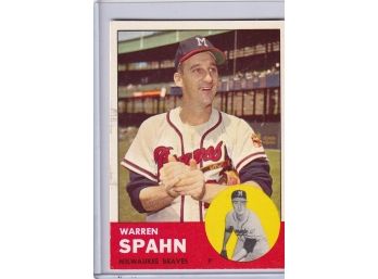 1963 Topps Warren Spahn