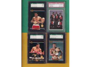 4 1991 Boxing Cards Grades