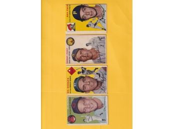 4 1954 Topps Baseball Cards