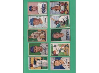 10 1951 Bowman Baseball Cards