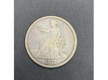 1877 Trade Silver Dollar