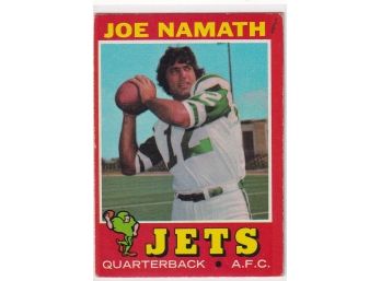 1971 Topps Joe Namath