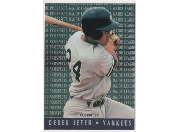 1995 Fleer Derek Jeter Major Prospects Rookie Card