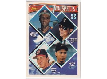 1994 Topps Short Stop Prospects Derek Jeter Rookie Card