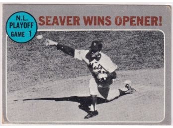 1970 Topps Seaver Wins Opener