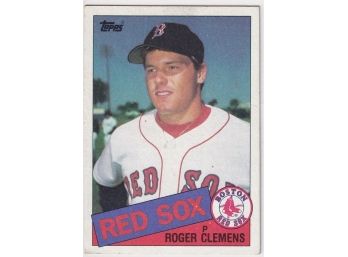 1985 Topps Roger Clemens  Rookie Card