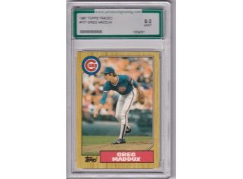 1987 Topps Traded Greg Maddux AGS 9.0  Mint