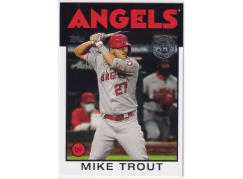 2021 Topps Mike Trout 35th Anniversary Card
