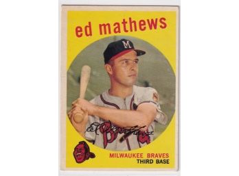 1959 Topps Ed Matthews