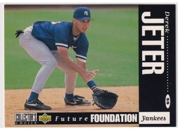 1994 Upper Deck Collector's Choice Derek Jeter Future Foundations Rookie Card