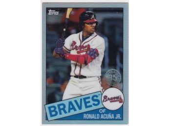 2020 Topps Ronald Acuna JR 35th Anniversary Card