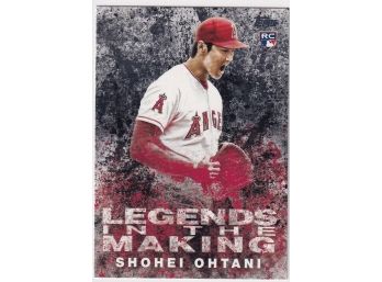 2018 Topps Shoehei Ohtani Rookie Card Legends In The Making