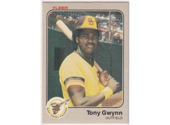 1983 Fleer Tony Gwynn Rookie Card