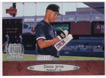 1996 Upper Deck Derek Jeter Major League Debut Rookie Card
