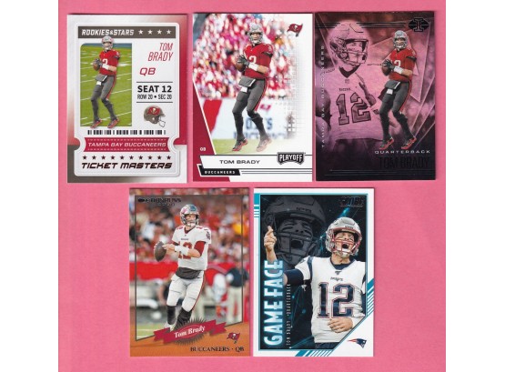 10 Panini Tom Brady Football Cards