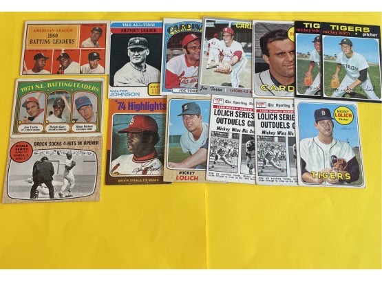 14 Assorted Baseball Cards