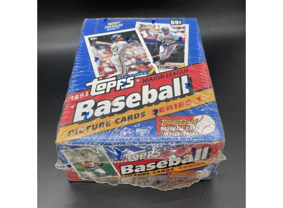 1993 Topps Baseball Series 1 Box Unopened