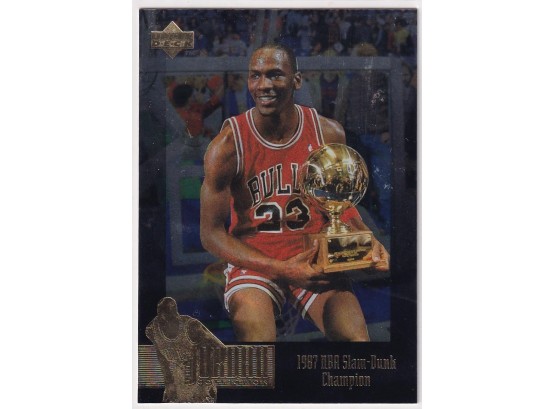 1995 Upper Deck Michael Jordan 1987 NBA Slam-dunk Champion
