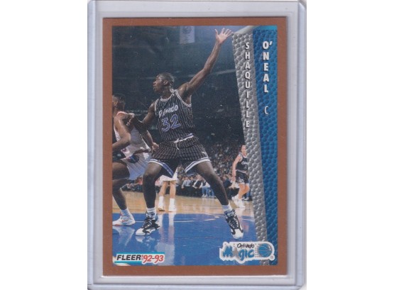 1993 Fleer Shaquille O'neal Rookie Card