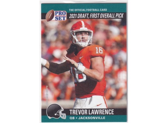 2021 Leaf Pro Set Trevor Lawrence 2021 Draft Rookie Card