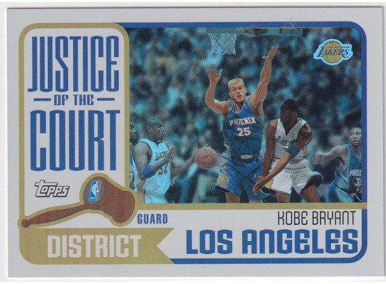 2003 Topps Kobe Bryant Justice Of The Court District