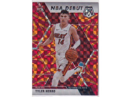 2020 Panini Mosaic Tyler Herro NBA Debut Rookie Prizm Card