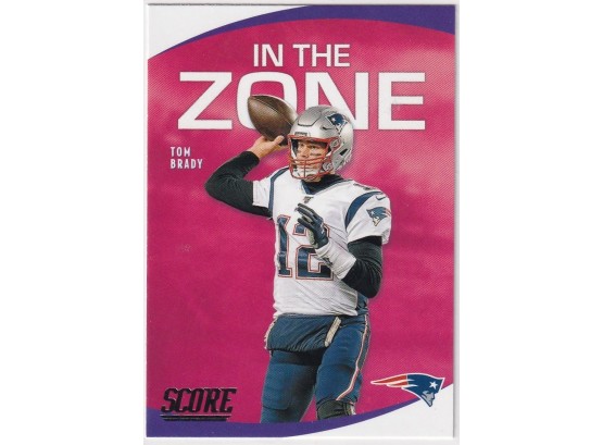 2020 Panini Score Football Tom Brady In The Zone