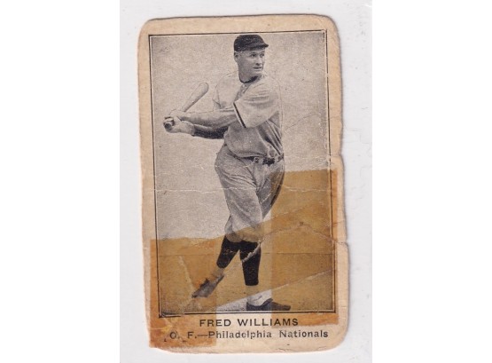 1922 E121 American Caramel Fred Williams Series Of 120