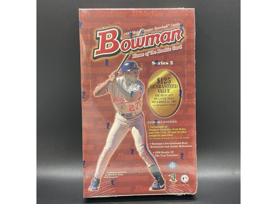 1997 Bowman Baseball Hobby Box Series 2 Factory Sealed