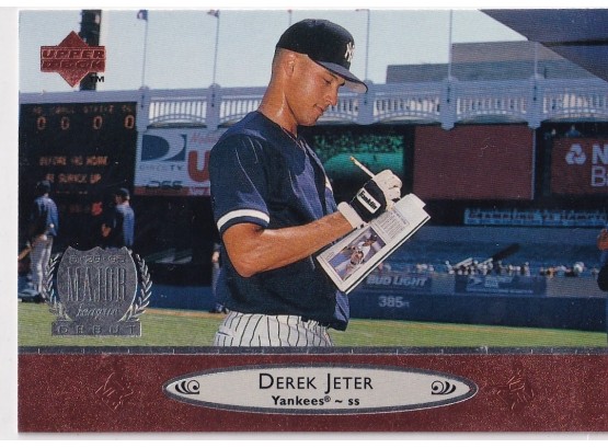 1996 Upper Deck Derek Jeter Major League Debut