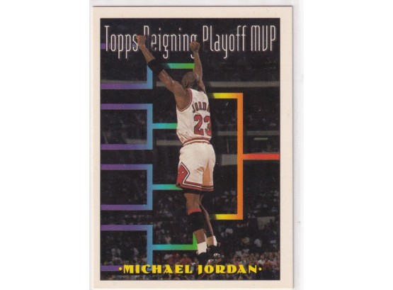 1994 Topps Michael Jordan Beginning Playoff MVP