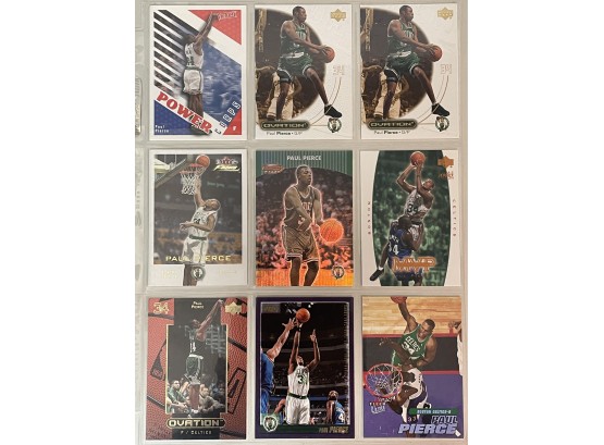 9 Paul Pierce Basketball Cards