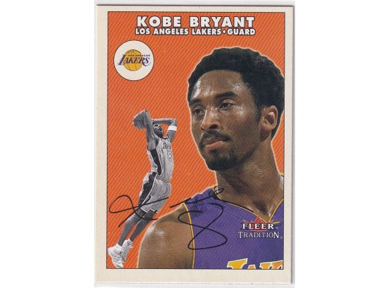 2001 Fleer Tradition Kobe Bryant