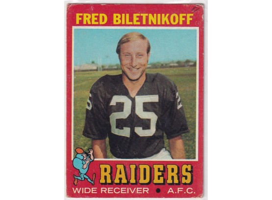 1971 Topps Fred Biletnikoff