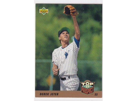 1993 Upper Deck Top Prospect Derek Jeter Rookie Card