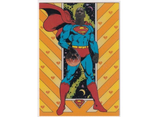 1990 Michael Jordan Superman Unlicensed Card