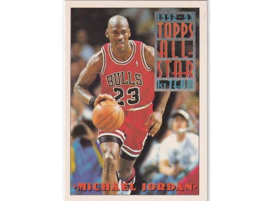 1993 Topps Michael Jordan All Star 1st Team
