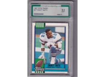 1990 Topps Traded Emmitt Smith AGS 9.0 Mint