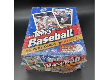 1993 Topps Baseball Series 1 Box Unopened