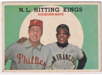 1959 Topps N.L Hitting Kings